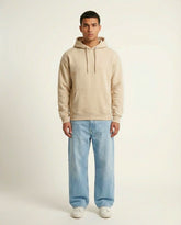 The "Street Wave" Beige Over-Sized Hoodie | PEPZ Graffiti x Hokusai Back Print