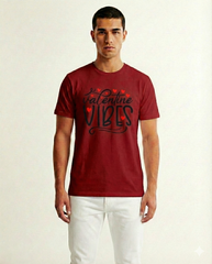 Valentine Vibes White Unisex Graphic Cotton T-Shirt