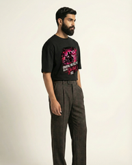 Men's Black Graphic Streetwear T-Shirt – Bike Print