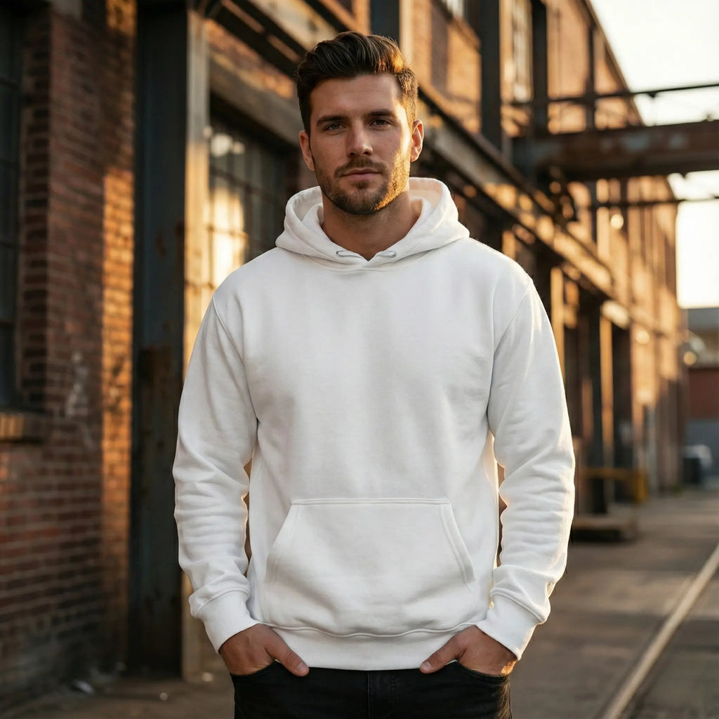 Rise Again Phoenix White Oversized Hoodie - PEPZ