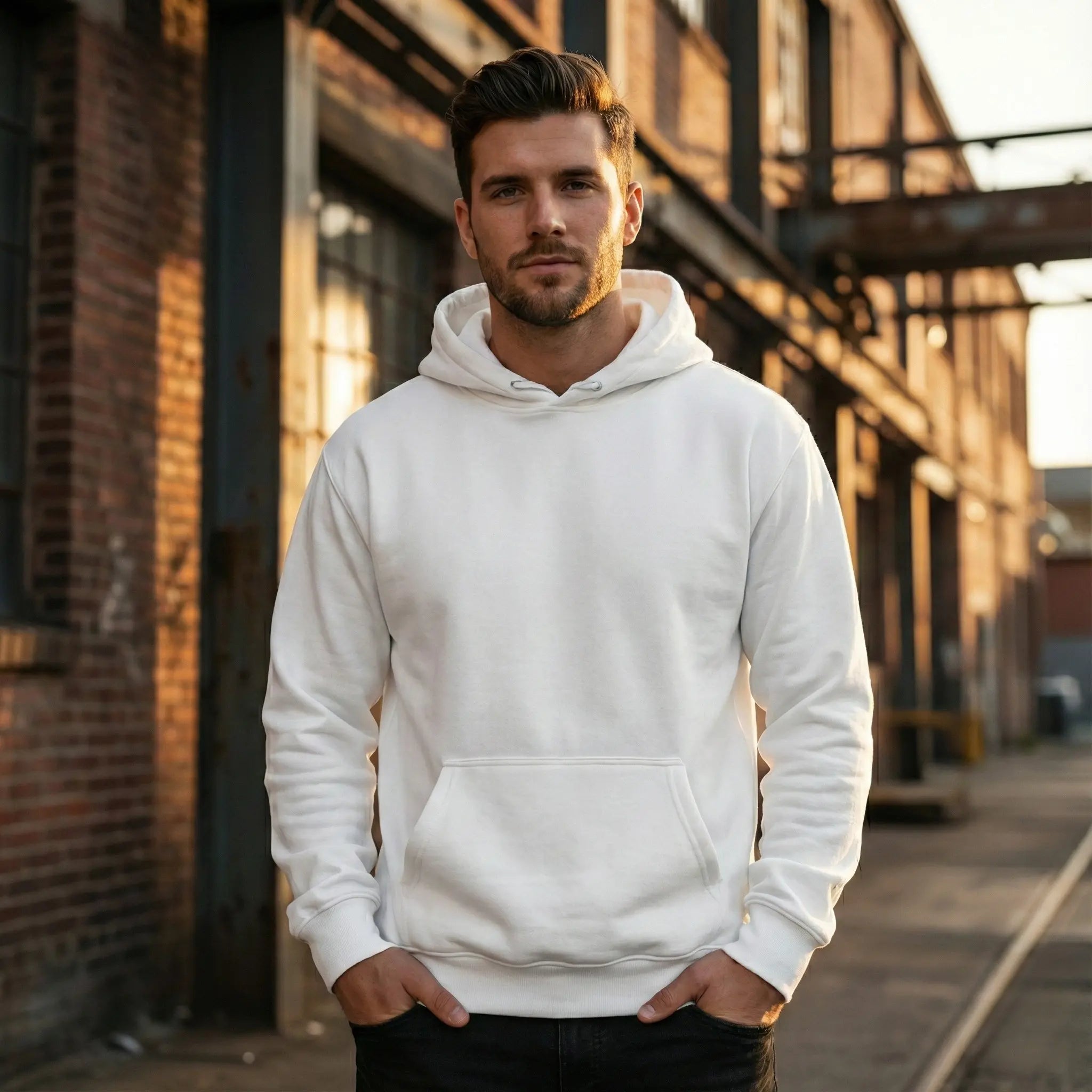Rise Again Phoenix White Oversized Hoodie - PEPZ