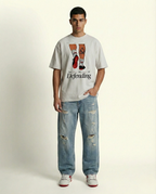 The Art of Defending Black Oversized Graphic Tee