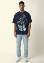 Messi World Cup Victory Oversized Graphic T-Shirt
