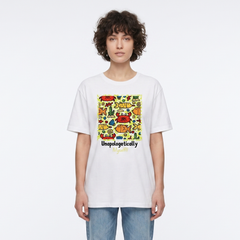 Women's Unapologetically Myself Graphic White T-Shirt