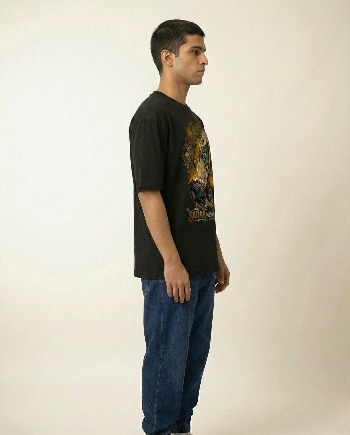 Mehnat Meri Pooja Oversized Streetwear T-Shirt