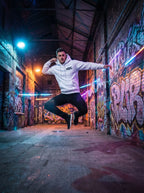 Pepz White Graffiti Hoodie - Premium Cotton Streetwear - PEPZ