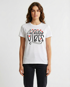 Valentine Vibes White Unisex Graphic Cotton T-Shirt