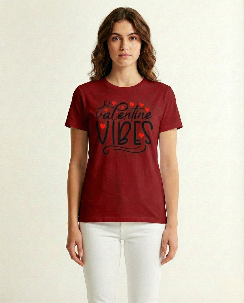 Valentine Vibes White Unisex Graphic Cotton T-Shirt