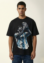 Messi World Cup Victory Oversized Graphic T-Shirt