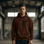 PEPZ Men's Brown Streetwear Over-Sized Hoodie - PEPZ