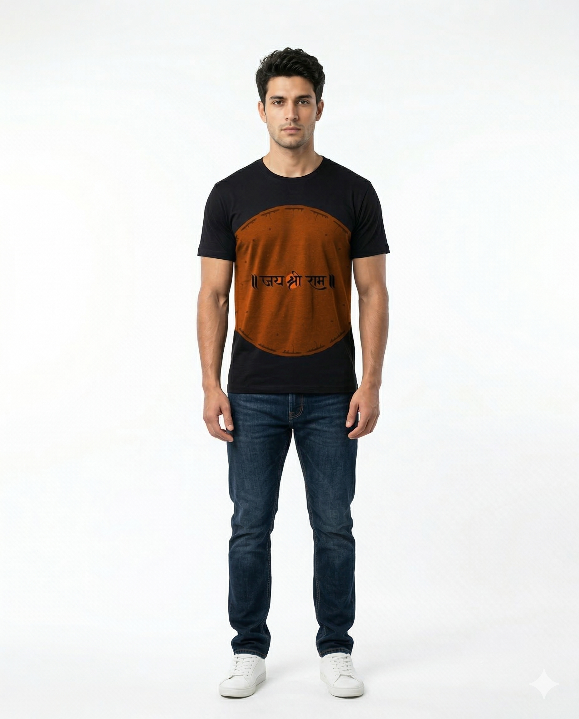 Jai Shri Ram Traditional Medallion Graphic Tee