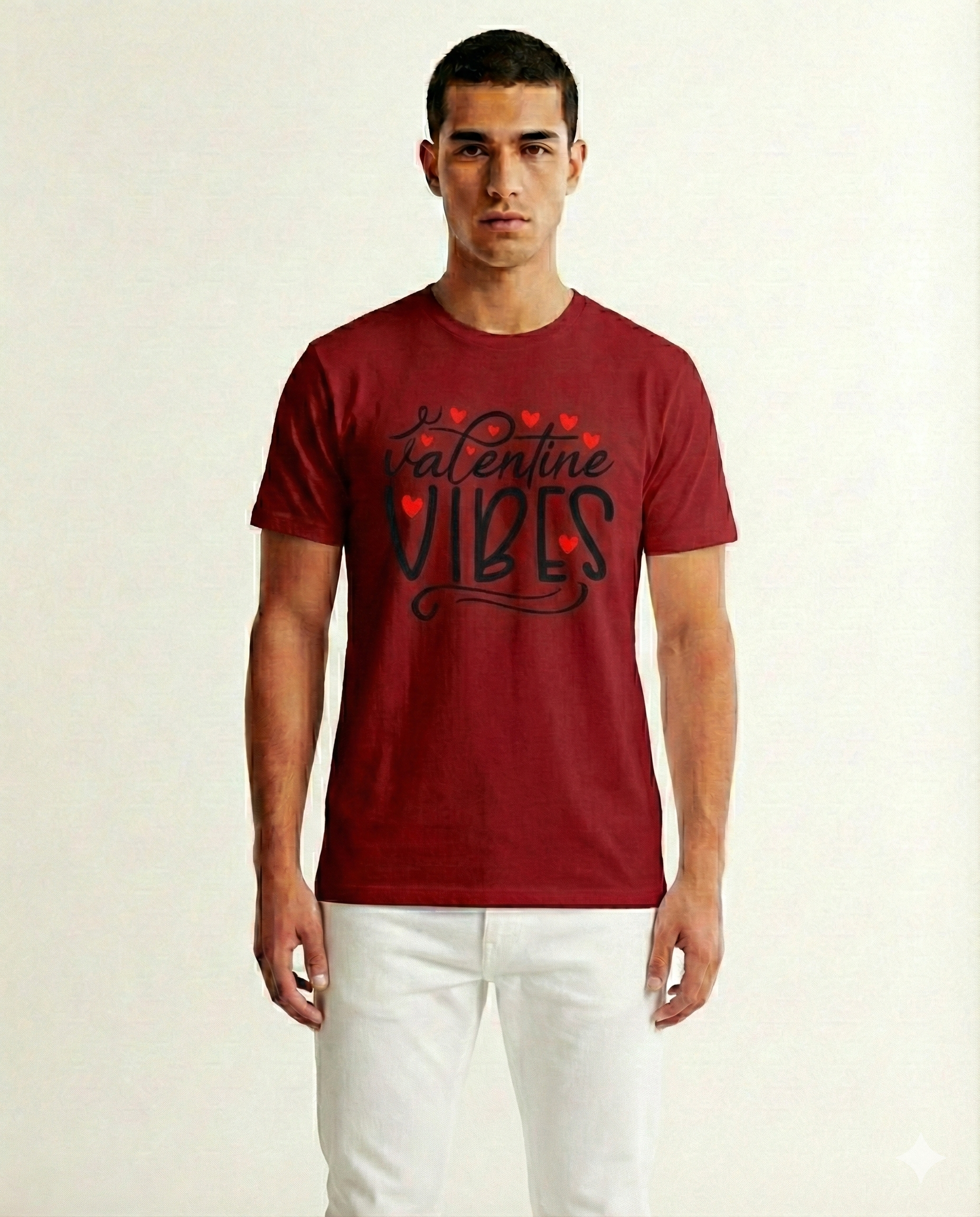 Valentine Vibes White Unisex Graphic Cotton T-Shirt