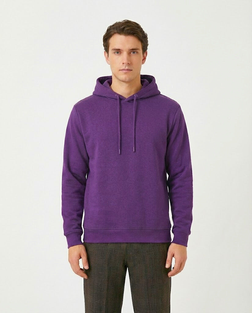 Lavender Medusa Graphic Print Streetwear Hoodie