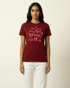 My Love My All Graphic Printed Black Tshirt