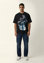 Messi World Cup Victory Oversized Graphic T-Shirt