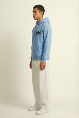 Pepz Sky Blue Graffiti Logo Hoodie | Urban Streetwear Men