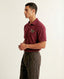 Maroon "Green Oak" Graphic Polo T-Shirt - Streetwear Golf Edition